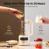 IULULU 10-in-1 Nut Milk Maker, 50oz, Electric, Auto-Clean, Multi-Use