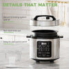 Atilioo Electric Pressure Cooker, 12-in-1 Stainless Steel Instant Pot- Multicooker for Pressure Cooking, Slow Cooker, Rice, Steamer, Sauté, Yogurt, Warmer