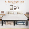 Atilioo King Bed Frame with Storage Space Under Frame, 14" Heavy Duty Metal Platform, No Box Spring Needed, Easy Assembly