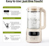 IULULU 10-in-1 Nut Milk Maker, 50oz, Electric, Auto-Clean, Multi-Use