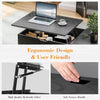 Atilioo Lift Top Coffee Table with Hidden Compartment and Storage Shelf, Rising Dining Center Table for Home Office