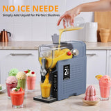 Haysky Slushie Machine for Home, 88 oz Frozen Drink Maker - No Ice Needed, 6 Presets, Margaritas, Frappés, Dishwasher Safe & Self-Cleaning,