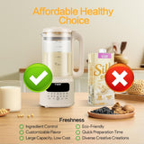 IULULU 10-in-1 Nut Milk Maker, 50oz, Electric, Auto-Clean, Multi-Use
