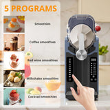 Haysky Slushie Machine for Home, 88 oz Frozen Drink Maker - No Ice Needed, 6 Presets, Margaritas, Frappés, Dishwasher Safe & Self-Cleaning,