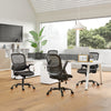 IULULU Office Chair Ergonomic Mesh with Fixed Armrest