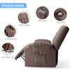 IULULU Recliner Chair with Massage, Lumbar Support, Power Lift for Living Room
