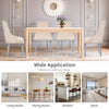 IULULU Dining Chairs Set of 2 with Stainless Steel Legs and Lion Head Handles
