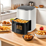 Atilioo 6QT Air Fryer - 12-in-1 Multifunctional Touchscreen Cooker, Crisps, Roasts, Bakes & Reheats with 95% Less Oil, Quick & Easy Meals, Large Capacity Electric Oven
