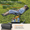 Atilioo  Zero Gravity Chairs, Set of 2 Portable Recliner Beach Camping Patio Outdoor Folding Lounge Chair with Cup Holder Trays and Adjustable Pillow for Poolside, Garden, Backyard, Lawn