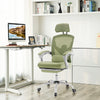 IULULU Office Desk Chair with Footrest, High-Back Mesh Rolling Swivel Reclining Chairs