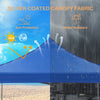 IULULU 10x10 Canopy, Heavy-Duty Party Tent, Waterproof Shade with Sand Bags