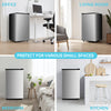 IULULU Upgraded 3.2 Cu.Ft Mini Fridge with Freezer for Bedroom/Dorm/Office, Compact, Low Noise