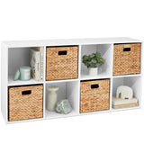 Atilioo 6 8 9 Cube Storage Organizer, Open Bookcase, Space-Saving Display Shelf with Removable Back Panels, Easy Assembly