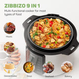 Atilioo Electric Pressure Cooker, 12-in-1 Stainless Steel Instant Pot- Multicooker for Pressure Cooking, Slow Cooker, Rice, Steamer, Sauté, Yogurt, Warmer