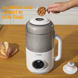 Atilioo 10-in-1 Nut Milk Maker Blender, Milkshake Maker 40oz Capacity, Auto Clean, Keep Warm, Homemade Plant-Based Milk, Almond, Cashew, Oat, Fruit
