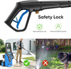 Atilioo Electric Pressure Washer, 2.0 GPM 2100 PSI High Pressure Cleaning Machine with Detachable Foam Cannon, Wheels, Ideal for Cars Fences Patios Driveways