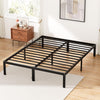 Atilioo King Bed Frame with Storage Space Under Frame, 14" Heavy Duty Metal Platform, No Box Spring Needed, Easy Assembly