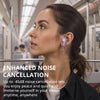 Haysky Wireless Earbuds, Hi-Fi True Wireless Bluetooth Earbuds with 50H Playtime, Comfort Fit Noise Cancelling Earphones for Phone Laptop Sports