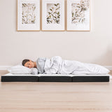 Atilioo 3 inch Folding Mattress with Removable Cover, Tri-Fold Memory Foam Mattress for Travelling, Camping, RV, Guest Mat, Single Size