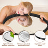 IULULU Round Mirror, Aluminum Frame Wall Mirror for Home