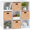 Atilioo 6 8 9 Cube Storage Organizer, Open Bookcase, Space-Saving Display Shelf with Removable Back Panels, Easy Assembly