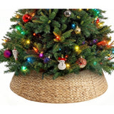 LIFERECORD Christmas Tree Collar, Wicker Tree Collar for 6-9ft Trees, Wicker Base Cover