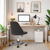 IULULU Office Desk Chair, Modern Cute Rolling Vanity Swivel Task Chairs with Wheels, Comfortable Back Seat Armless