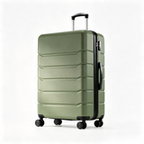 Atilioo 20" Luggage, Hardside Carry-On Suitcase with Expandable Space, TSA Lock, Spinner Wheels, Ideal for Travel Bussiness, Olive Green