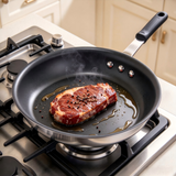 Atilioo 8-Inch Non Stick Frying Pan, Heavy-Gauge Aluminum Skillet with Nonstick Coating, Heat-Resistant Handle, All Stovetops Compatible, Easy to Clean, Dishwasher & Oven Safe, Red