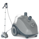 Atilioo Garment Steamer with Wheels, 1500W Powerful Standing Wrinkle Remover Heats, 1.7L Water Tank for 55 Min Continuous Steaming, Black