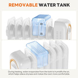 Haysky Electric Oil Filled Radiator, 1500W Space Heater, Adjustable Thermostat, Overheat/Tip-Over Protectionr, Quiet Compact Portable for Indoor Family Living Room