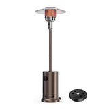 LIFERECORD Propane Heater, 48,000 BTU Outdoor Heaters for Patio with Auto-off Safety Protection System with Wheels for Backyard, Deck, Garden, Porch
