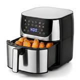 Haysky 6 QT Air Fryer with 12-in-1 Functions, 95% Less Oil Healthy Cooker for Family Size, Touch AirFryer, Roast, Reheat, Dehydrate, Steam, Nonstick & Dishwasher Safe Basket, Beige