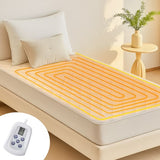 LIFERECORD Heated Mattress Pad - ETL Certified Bed Warmer, 10-Hour Auto Off & 12 Heat Settings, Machine Washable Fast Heating Electric Mattress Pad