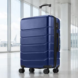 LIFERECORD Checked Luggage Suitcase, 24 inch Hard Shell Rolling Suitcase for Travel Expandable Lightweight with Spinner Wheels TSA Lock
