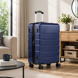 LIFERECORD Carry-On Luggage, 20 inch Hard Shell Rolling Suitcase for Travel Expandable Lightweight with Spinner Wheels TSA Lock