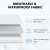 IULULU Mattress Protector, 100% Waterproof Mattress Cover Skin-Friendly, Soft Mattress Pad Stretch to 21" Fitted Deep Pocket, Bed Cover Breathable 3D Air Fabric