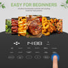 Buteny Air Fryer, 6-Quart with Viewing Window, 12-in-1 Functions - Air Fry, Roast, Reheat, Dehydrate, Bake, Steam, and More, 400°F Max Temperature