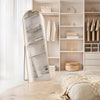 IULULU Full-Length Wall Mirror, Shatter-Proof Glass, Floor/Hanging/Leaning, Aluminum Frame for Bedroom/Cloakroom