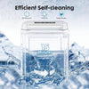Buteny Countertop Ice Maker, Portable Ice Machine Self-Cleaning, 9 Cubes in 6 Mins, 26 lbs/24Hrs, 2 Sizes of Bullet Ice for Home Party Office,Elegant Black