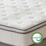 IULULU Mattress, Foam and Spring Hybrid Mattress, Medium Firmness, Durable Support, Certified Safe Foams & Fabric