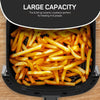 Buteny Air Fryer, 6-Quart with Viewing Window, 12-in-1 Functions - Air Fry, Roast, Reheat, Dehydrate, Bake, Steam, and More, 400°F Max Temperature