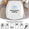 IULULU Mattress Protector, 100% Waterproof Mattress Cover Skin-Friendly, Soft Mattress Pad Stretch to 21" Fitted Deep Pocket, Bed Cover Breathable 3D Air Fabric
