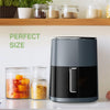 Buteny Air Fryer, 6-Quart with Viewing Window, 12-in-1 Functions - Air Fry, Roast, Reheat, Dehydrate, Bake, Steam, and More, 400°F Max Temperature