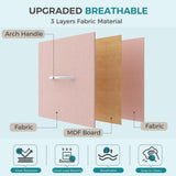 Atilioo Fabric Dresser with 5 Drawers, Clothes Storage Organizer Unit, Chest of Drawers for Bedroom Living Room, Pink