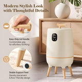 Atilioo Towel Warmer with Aroma Box, 20L Rapid Heated Towel Warmers Bucket with 8H Timer, Auto Shut Off, Fits Oversized Towels, Bathrobes, Blankets, Khaki