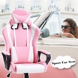 HopeRacer Gaming Chair Office Chair Desk Chair Ergonomic Executive Swivel Rolling Computer Chair with Lumbar Support, Pink - hoperacer.com