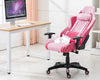 Pink Racing Computer Desk Gaming Chair - hoperacer.com