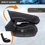 Leather Vibrating Floor Video Gaming Chair with Headrest  Support - hoperacer.com