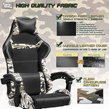 Cutter Big and Tall Gaming Chair with armrest - hoperacer.com